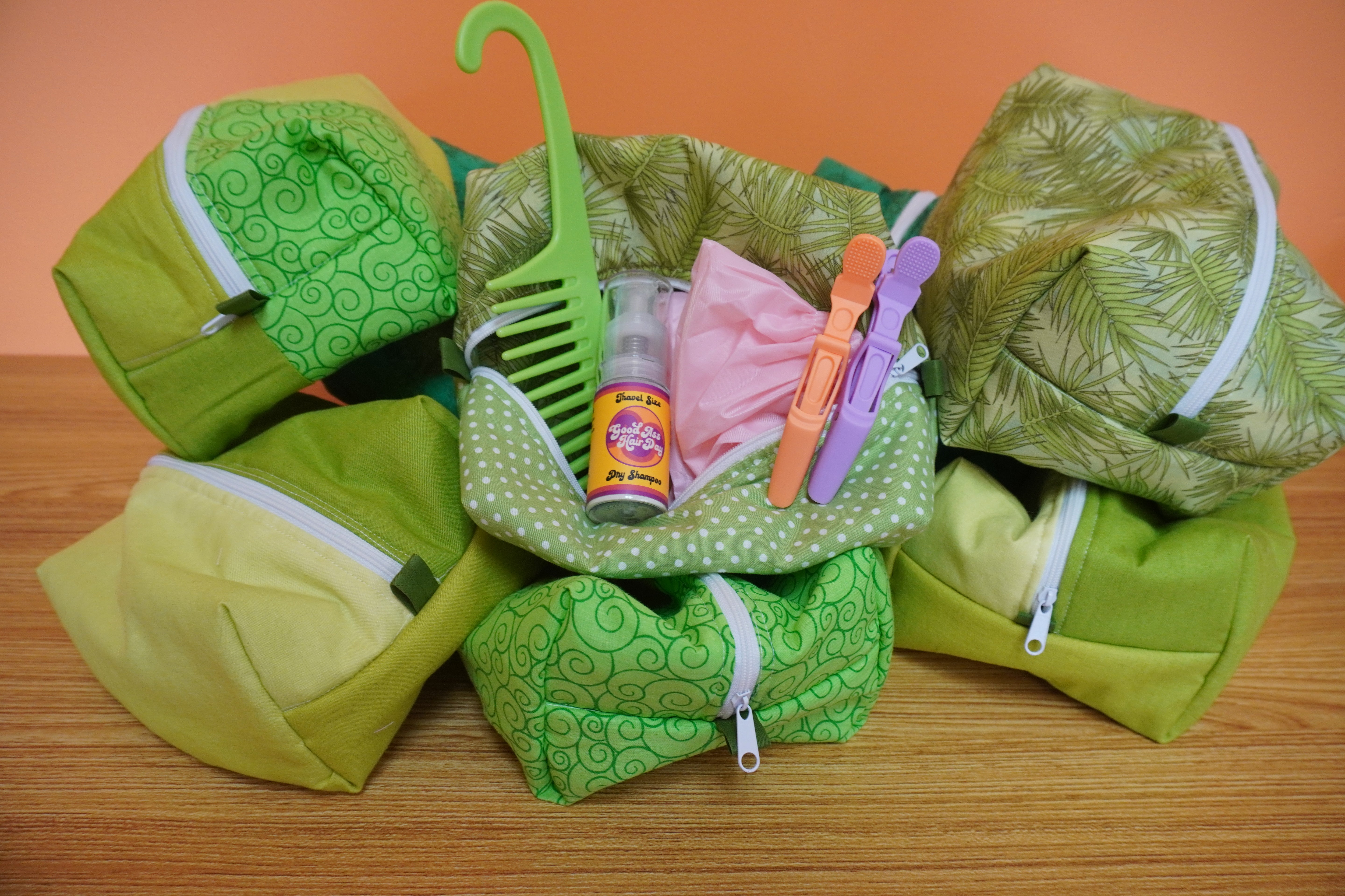 Upcycled Travel Bag and Good Ass Hair Day Essentials