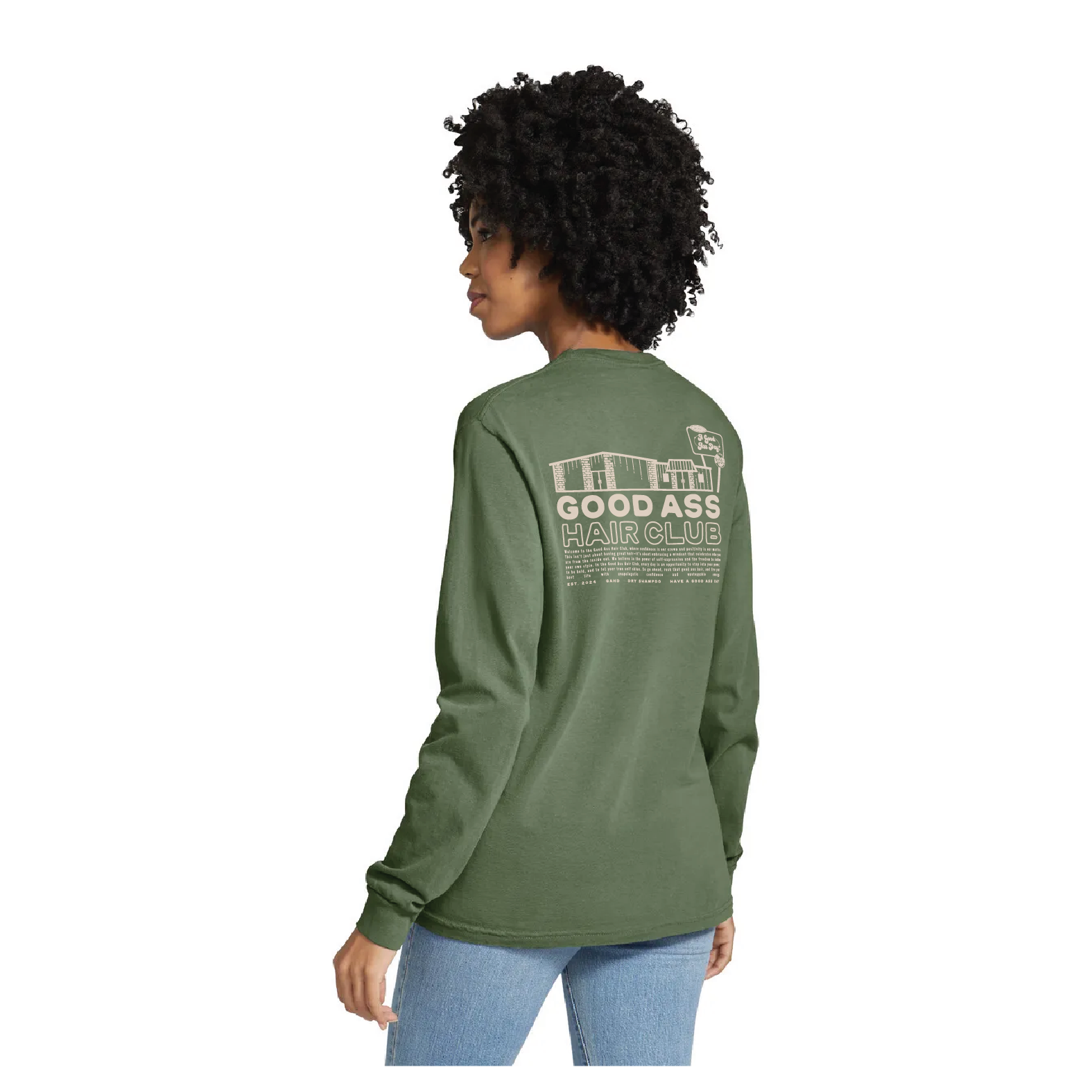 Good Ass Hair Club Long Sleeve Tee