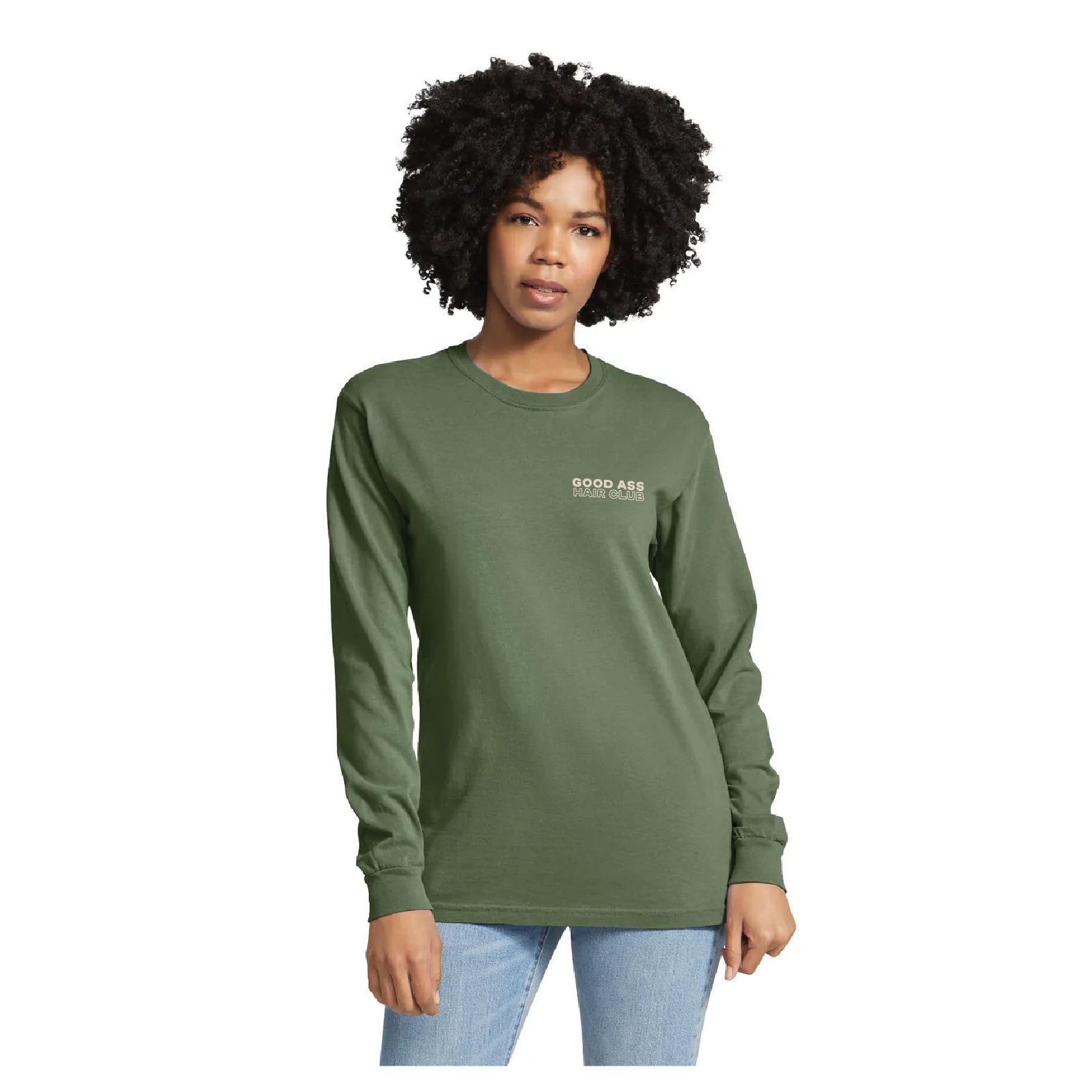 Good Ass Hair Club Long Sleeve Tee