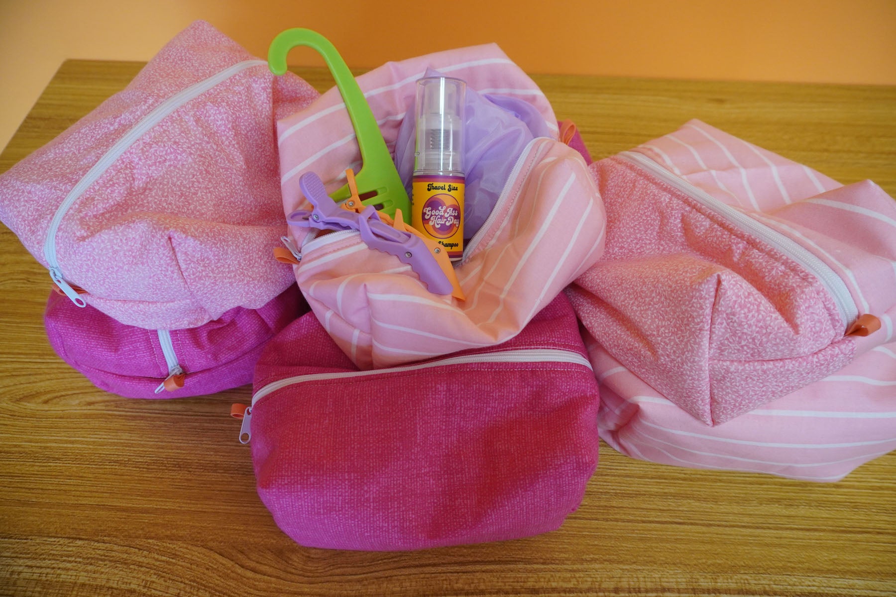 Upcycled Travel Bag and Good Ass Hair Day Essentials